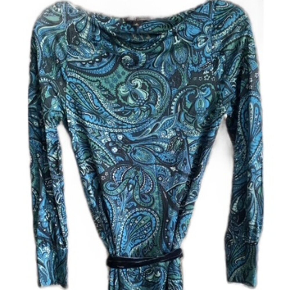 Gorgeous green paisley dress